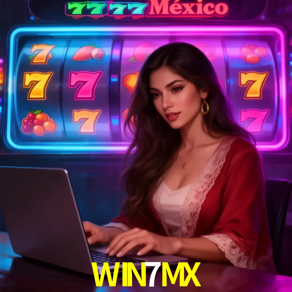 WIN7MX Slots - tragamonedas, RTP y control Tragamonedas WIN7MX con símbolos, saldo móvil y reglas de apuesta visibles
